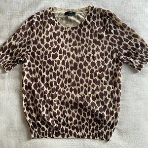 Abstract Animal Knit Top J.CREW